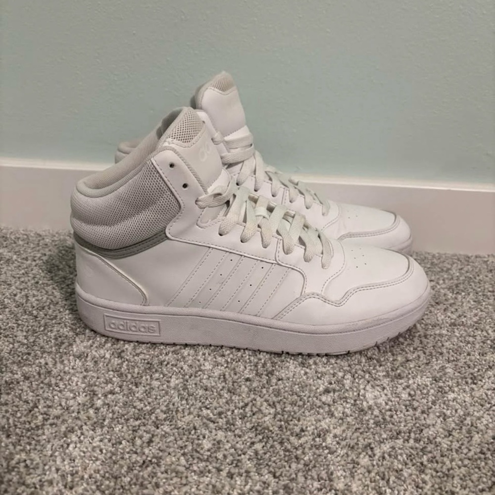 Adidas White High-Top Sneakers
